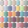 Treela 30 Rolls Colourful Bakers Twine for Crafts 2mm Cotton String Craft String Wrapping Wedding Home Decor Gardening