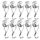 E BAVITE Magnetic Hooks80LB Magnet Hooks Heavy Duty with Swivel Swing 10 Pack Strong Neodymium Magnetic Hook for Cruise Cabins Refrigerator Hanging Garage Workshop Office and Kitchen Silver