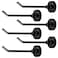 XIHIRCD 6pcs Magnetic Hooks 17lb 3 Inch Long Mini Neodymium Iron Boron Cruise Hooks Magnet Hangers for Office Bathroom Cruise Ship Garage Towel Grill Kitchen Refrigerator Workplace Black