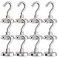 GREATMAG Magnetic Hooks Heavy Duty 110 lbs Strong Hooks for Hanging Magnets with Hook for Cruise Cabins Grill Fridge Pack of 12