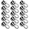 DIYMAG Black Magnetic Hooks70LBS Strong Heavy Duty Neodymium Magnet Magnetics Hook for Hanging at Home Office Locker Workplace Refrigerator Cruise Ship or Travel 15Pack