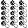 DIYMAG Black Magnetic Hooks70LBS Strong Heavy Duty Neodymium Magnet Magnetics Hook for Hanging at Home Office Locker Workplace Refrigerator Cruise Ship or Travel 15Pack