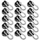 DIYMAG Black Magnetic Hooks70LBS Strong Heavy Duty Neodymium Magnet Magnetics Hook for Hanging at Home Office Locker Workplace Refrigerator Cruise Ship or Travel 15Pack
