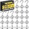 TRYMAG Magnetic Hooks Heavy Duty 30Lbs Super Strong Magnet Hooks for Hanging Neodymium Earth Magnets with Hook for Refrigerators and Cruise Cabin Grill Workplace25pcs