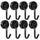 Tohoer Magnetic Hooks Neodymium Magnets Hook Heavy Duty 30LBS with Rust Proof for Fridge Refrigerator Oven Grill BBQ Key Tools Holder Utensil Kitchen Outdoor Magnet for Hanging Wreaths