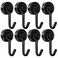 Tohoer Magnetic Hooks Neodymium Magnets Hook Heavy Duty 30LBS with Rust Proof for Fridge Refrigerator Oven Grill BBQ Key Tools Holder Utensil Kitchen Outdoor Magnet for Hanging Wreaths