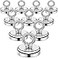 DIYMAG Magnetic Hooks 100 lbs Heavy Duty Rare Earth Neodymium Magnet Hooks with Countersunk Hole Eyebolt for Workplace Home Kitchen Office and Garage 10 Packs