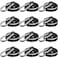 E BAVITE Carabiner Magnetic Hooks 110LBS Strong Black Magnetic Hooks Heavy Duty with Swivel Carabiner Hook Great for Hanging for Cruise Garage Kitchen Refrigerator Locker 12Pack