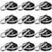 E BAVITE Carabiner Magnetic Hooks 110LBS Strong Black Magnetic Hooks Heavy Duty with Swivel Carabiner Hook Great for Hanging for Cruise Garage Kitchen Refrigerator Locker 12Pack