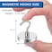 LOVIMAG Magnetic Hooks Heavy Duty 130 lb Strong Magnetic Hooks for Cruise Cabins Strong Magnets with Hooks for Hanging Toolbox Cruise Ship Essentials Locker Office and Kitchen Etc 4 Pack