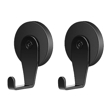 FYY Magnetic Wreath Hanger 2 Pack Heavy Duty Magnets with Hook for Refrigerator Christmas Decoration Magnetic Hooks for Metal Front Door Cruise Hook Hanger for Hanging Cabins Grill Coat Pattern 1