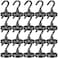 DIYMAG Black Magnetic Hooks 85 LB Heavy Duty Strong Magnet with Hook Rare Earth Neodymium Magnets for Hanging Magnetics Hanger for Curtain Home Kitchen Workplace 20 Packs