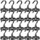 DIYMAG Black Magnetic Hooks 85 LB Heavy Duty Strong Magnet with Hook Rare Earth Neodymium Magnets for Hanging Magnetics Hanger for Curtain Home Kitchen Workplace 20 Packs