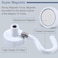 DIYMAG Magnetic Hooks 30Lbs Strong Heavy Duty Cruise Magnet SHook for Classroom Fridge Hanging Cabins Grill Kitchen Garage Workplace and Office Etc 20 PackWhite