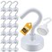 DIYMAG Magnetic Hooks 30Lbs Strong Heavy Duty Cruise Magnet SHook for Classroom Fridge Hanging Cabins Grill Kitchen Garage Workplace and Office Etc 20 PackWhite