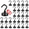 E BAVITE Magnetic Hooks30Lb Magnetic Hooks Heavy Duty with Epoxy Coating Magnet Cruise Hook for Hanging Cruise Grill Towel Home Kitchen Workplace Office and Garage 28 PackBlack