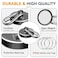 MIKEDE Magnetic Hooks Heavy Duty 110LBS Strong Neodymium Magnets with Swivel Carabiner Hook Black Magnetic Hangers Magnet Hooks for Locker Home Cruise Cabin Office 10 Pack