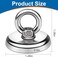 E BAVITE Magnetic Hooks100 lbs Heavy Duty Rare Earth Neodymium Magnets with Countersunk Hole Eyebolt Perfect for Home Kitchen Workplace Office and Garage 40 Packs