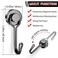 FINDMAG 50 Pack Magnetic Hooks 30lbs Magnetic Hooks Heavy Duty for Cruise Strong Magnet Hooks for Fridge Neodymium Magnets with Hooks for Kitchen Grill Home Garage Toolbox Black