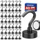 Junarter Black Magnetic Hooks 40 Pack Magnetic Hooks for Cruise Cabins 25lbs Magnet Hooks Strong Magnetic Hook Heavy Duty Magnets with Hooks Metal Magnetic Hook for Hanging Refrigerator