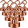 Neosmuk Magnetic Hooks Heavy Duty 40lb Strong Magnet Hook for Cruise Cabins Cruise Essentials 2026 for Hanging Metal Wall Refrigerator Hangers Bronze 10 Pack