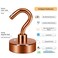 Neosmuk Magnetic Hooks Heavy Duty 40lb Strong Magnet Hook for Cruise Cabins Cruise Essentials 2026 for Hanging Metal Wall Refrigerator Hangers Bronze 10 Pack