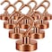 Neosmuk Magnetic Hooks Heavy Duty 40lb Strong Magnet Hook for Cruise Cabins Cruise Essentials 2026 for Hanging Metal Wall Refrigerator Hangers Bronze 10 Pack