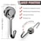 FINDMAG 100 Pack Magnetic Hooks 30 LB Magnetic Hooks for Cruise Cabins Strong Rare Earth Magets with Hooks for Refrigerator Magnetic Hanger for Office Kitchen Bathroom Garden Beach Black