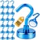 DIYMAG Magnetic Hooks 30Lbs Strong Heavy Duty Cruise Magnet SHooks for Classroom Fridge Hanging Cabins Grill Kitchen Garage Workplace and Office Etc 20 PackBlue