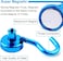 DIYMAG Magnetic Hooks 30Lbs Strong Heavy Duty Cruise Magnet SHooks for Classroom Fridge Hanging Cabins Grill Kitchen Garage Workplace and Office Etc 20 PackBlue