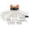 Wellmax 188Piece Pegboard Hooks Accessories Heavy Duty Peg Board Organizer for Garage Workshop Kitchen Crafts Fits 14 18 Inch Peg Holes Pegboard Storage Kit