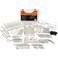 Wellmax 188Piece Pegboard Hooks Accessories Heavy Duty Peg Board Organizer for Garage Workshop Kitchen Crafts Fits 14 18 Inch Peg Holes Pegboard Storage Kit