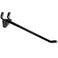 Azar Displays 800076BLK 6Inch Plastic Hook Black 50 Pack