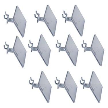 Hold Up Displays 10 Pack Slatwall Information Holder