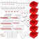 SEDY Ultimate 121Piece Pegboard Hooks Set Pegboard Accessories with Metal Hooks Durable Peg Board Organizer Accessories Pegboard Bins Peg Board Tool Utility Hooks