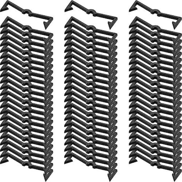 Mudder Pegboard Clips Hook Locks Black Plastic Peg Locks Pegboard Hook Retainers Display Organizer Peg Board Retainers Fit 14 Inch and 18 Inch Pegboards100 Pieces