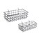 Right Arrange Pegboard Basket Set of 2 Medium Small Size Basket Black Hooks to Any Peg Board Organize Tools Workbench Accessories Garage Storage Wall Organizer Attachments