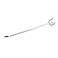 Rawall Pegboard Hooks 6 Inch 50PackSturdy and Durable L Shape Galvanized Metal suitbale for 14 and 18 Pegboard Hooks with Rubber TippedPegboard Hooks for GarageOfficeKitchenStoreSilver
