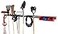 Wall Control 8Foot Metal Pegboard Strip Garage Rail Organizer Pack