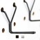 Right Arrange Steel Pegboard Hooks 100Pack 1 L Hook Black Will Not Fall Out Fits Any Peg Board Organize Tools Accessories Workbench Garage Storage Kitchen Crafts Jewelry Retail