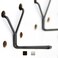 Right Arrange Steel Pegboard Hooks 100Pack 1 L Hook Black Will Not Fall Out Fits Any Peg Board Organize Tools Accessories Workbench Garage Storage Kitchen Crafts Jewelry Retail