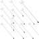 GrliTra 15 Pack Pegboard Hooks 8 Inch L Shape Galvanized Metal Heavy Duty Peg Hooks with 50Pcs Rubber Tipped Fit for 1mm004inch Thick Peg Board Pegboard Hook for Organizer Garage Kitchen Office Store
