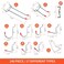 FALPRO 240PCS Pegboard Hooks Assortment Pegboard Organizer Kit with Bins Cups 18 and 14 inch Hooks for Hanging Tools Garage Wall Organization