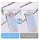 LeaGerous 200 Pcs Magnetic Peg Hook Stop Lock 6mm Display Hook Magnet Security Locks Compatible with 4559mm pegboard for Retail Store and Shopping Center White