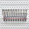 TROPEK 12 Drive Socket Bracket Model 103 Compatible with Wall Control for Tool Wall Organization to Hold a Single Socket Adapter or Extension 10Pack