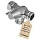 HammerHead Showers Solid Metal 3 Way Shower Diverter Valve Shower Arm Diverter Connects Fixed and Hand Held to Shower Arm Shower Diverter for Dual Shower Head Shower Splitter Brushed Nickel