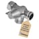HammerHead Showers Solid Metal 3 Way Shower Diverter Valve Shower Arm Diverter Connects Fixed and Hand Held to Shower Arm Shower Diverter for Dual Shower Head Shower Splitter Brushed Nickel