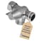 HammerHead Showers Solid Metal 3 Way Shower Diverter Valve Shower Arm Diverter Connects Fixed and Hand Held to Shower Arm Shower Diverter for Dual Shower Head Shower Splitter Brushed Nickel