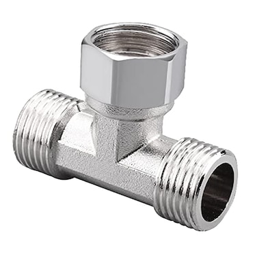Beduan Stainless Steel 12G 3 Way Diverter Movable Cap Flexible Tee Connector for Angled Valve Bidet Sprayer Shower ArmThread IDOD is 198MM34