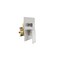 Drettyer 2 Way Outlet Function Solid Brass Shower Diverter Valve Mixer RoughIn Shower Handle Valve Kit Replacement in Brushed Nickel